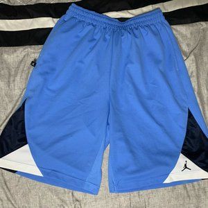 Men’s Blue White Jordan Basketball Shorts Size XL